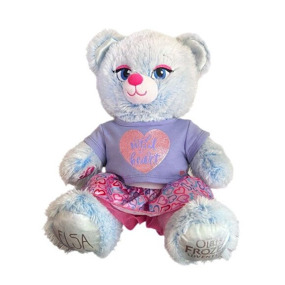 Build-A-Bear Disney Olaf's Frozen Adventure 16" Elsa Sparkle Plush with DressNWT - Picture 1 of 10